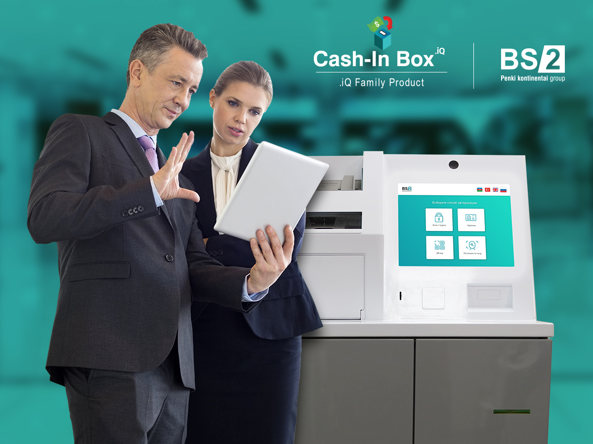 New product CashIn Box.iQ for selfservice cash collection of